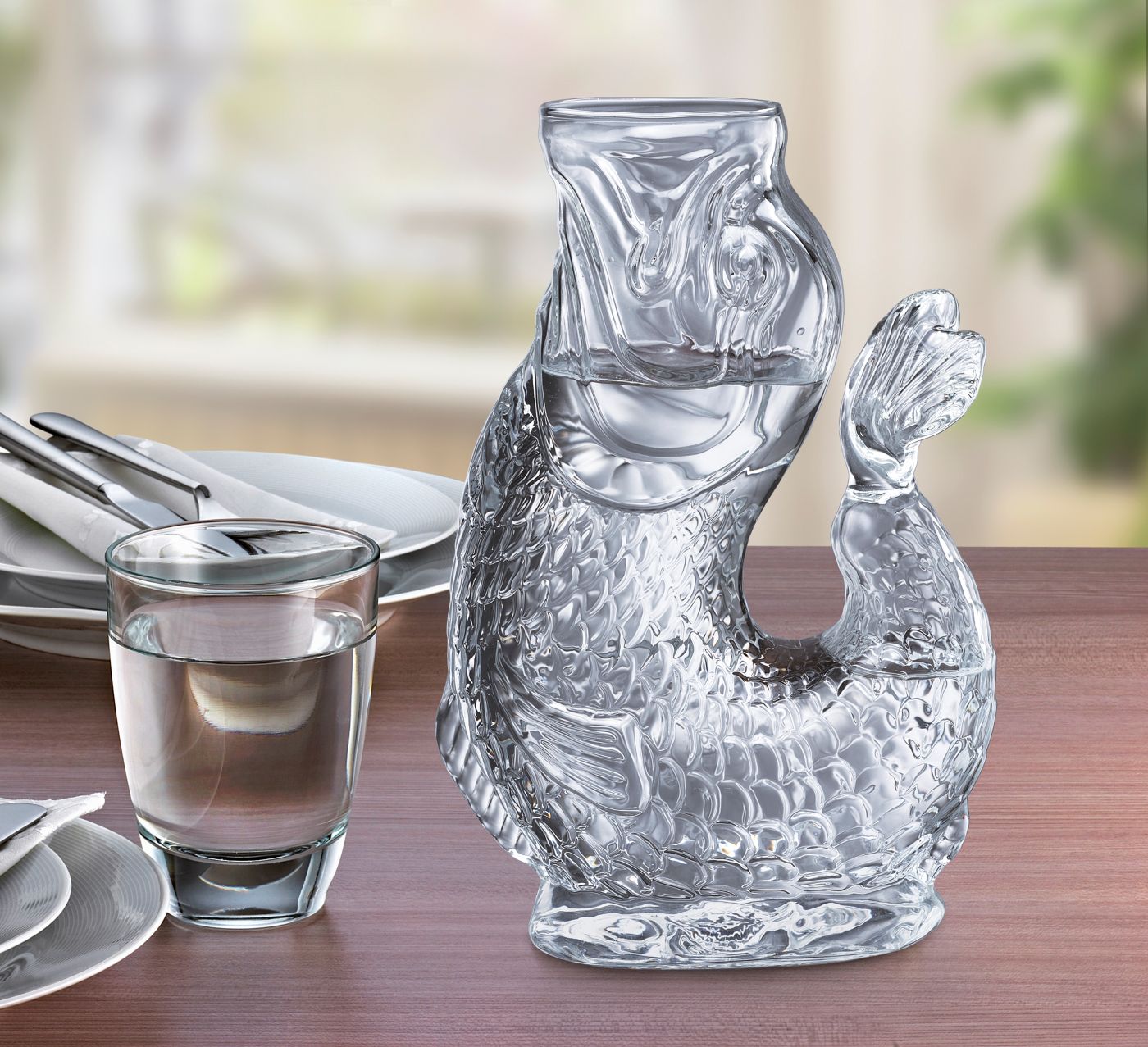 291285 Hustá skleněná karafa v retro stylu NEMO 1,2 od Cilio